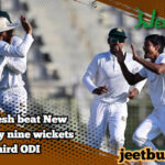 Bangladesh secures a nine-wicket victory over New Zealand in the third ODI, while New Zealand claims the series 2-1