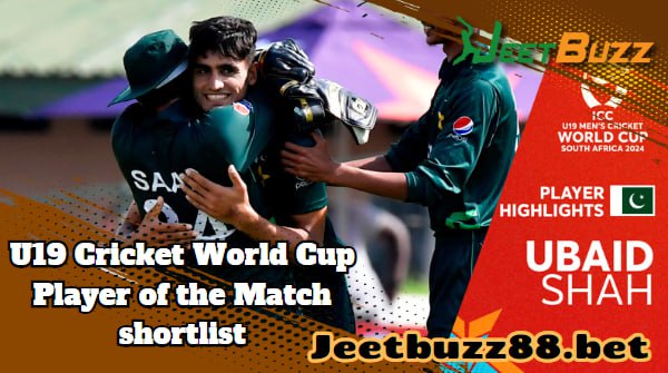 Shortlist Revealed for U19 Cricket World Cup Player of the Tournament